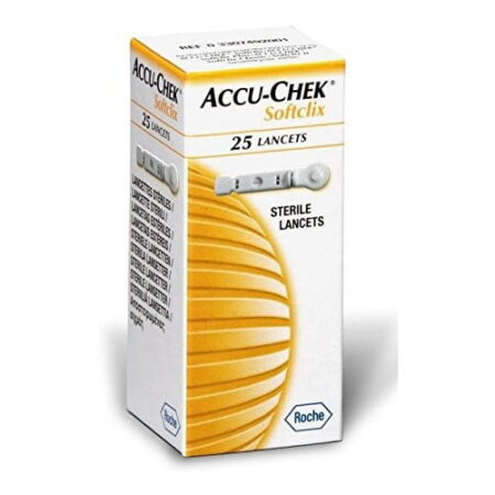 ACCU-CHEK® Softclix Lancettes, 25 lancettes