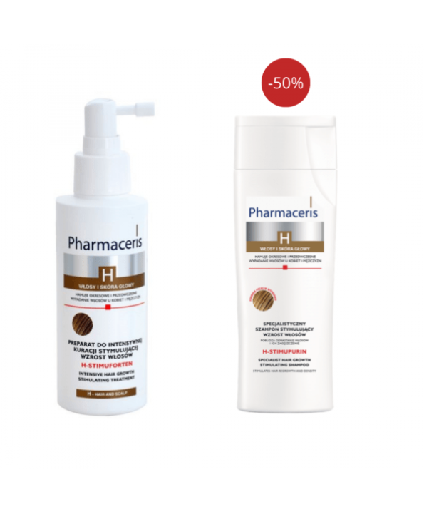 pharmaceris Coffret Anti chute shampooing H-stimuprin + sray stimuforten