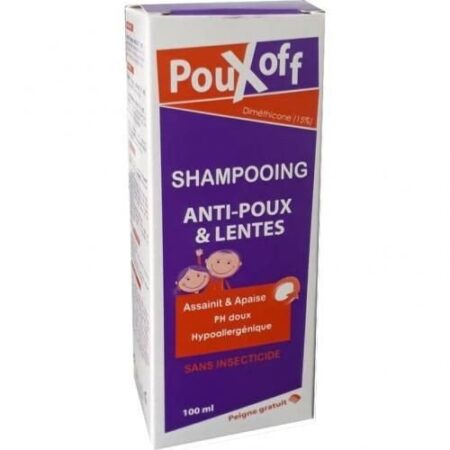 pouX off shampooing anti poux et lentes 100 ml